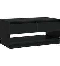 Couchtisch Schwarz 102,5x55x44 cm Holzwerkstoff