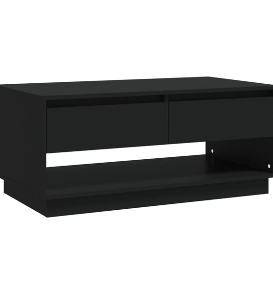 Couchtisch Schwarz 102,5x55x44 cm Holzwerkstoff