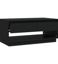 Couchtisch Schwarz 102,5x55x44 cm Holzwerkstoff