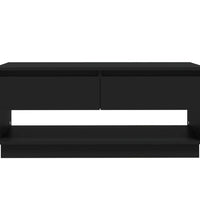 Couchtisch Schwarz 102,5x55x44 cm Holzwerkstoff