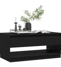 Couchtisch Schwarz 102,5x55x44 cm Holzwerkstoff