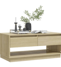 Couchtisch Sonoma-Eiche 102,5x55x44 cm Holzwerkstoff