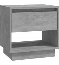 Nachttische 2 Stk. Betongrau 45x34x44 cm Holzwerkstoff