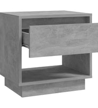 Nachttische 2 Stk. Betongrau 45x34x44 cm Holzwerkstoff