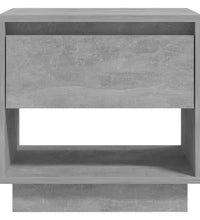 Nachttische 2 Stk. Betongrau 45x34x44 cm Holzwerkstoff