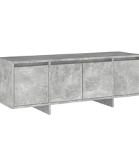 TV-Schrank Betongrau 120x30x40,5 cm Holzwerkstoff