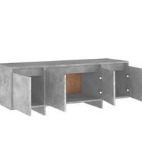 TV-Schrank Betongrau 120x30x40,5 cm Holzwerkstoff