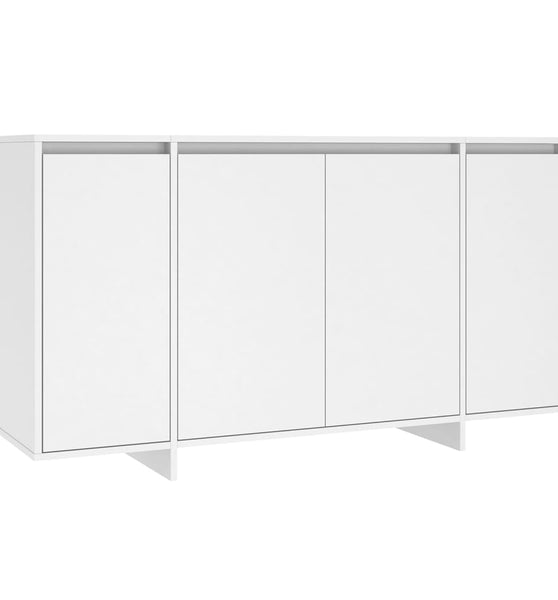Sideboard Weiß 135x41x75 cm Holzwerkstoff