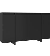 Sideboard Schwarz 135x41x75 cm Holzwerkstoff