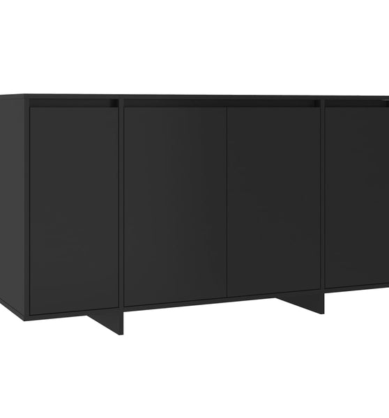 Sideboard Schwarz 135x41x75 cm Holzwerkstoff