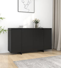 Sideboard Schwarz 135x41x75 cm Holzwerkstoff