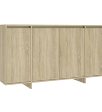 Sideboard Sonoma-Eiche 135x41x75 cm Holzwerkstoff