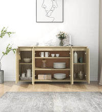 Sideboard Sonoma-Eiche 135x41x75 cm Holzwerkstoff