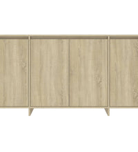 Sideboard Sonoma-Eiche 135x41x75 cm Holzwerkstoff