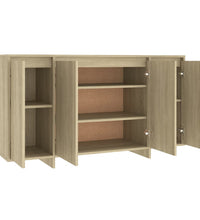 Sideboard Sonoma-Eiche 135x41x75 cm Holzwerkstoff