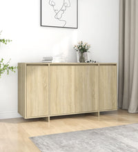 Sideboard Sonoma-Eiche 135x41x75 cm Holzwerkstoff