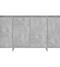 Sideboard Betongrau 135x41x75 cm Holzwerkstoff