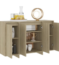 Sideboard Sonoma-Eiche 120x41x75 cm Holzwerkstoff