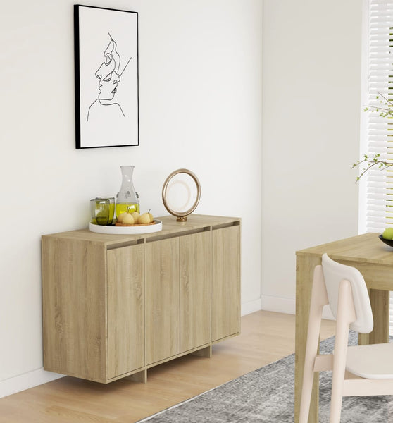 Sideboard Sonoma-Eiche 120x41x75 cm Holzwerkstoff