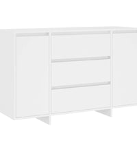Sideboard mit 3 Schubladen Weiß 120x41x75 cm Holzwerkstoff