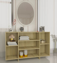 Sideboard Sonoma-Eiche 120x30x75 cm Holzwerkstoff