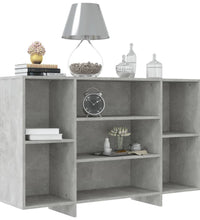 Sideboard Betongrau 120x30x75 cm Holzwerkstoff