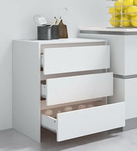 Sideboard Weiß 70x41x75 cm Holzwerkstoff
