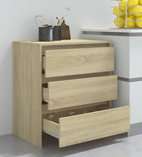 Sideboard Sonoma-Eiche 70x41x75 cm Holzwerkstoff