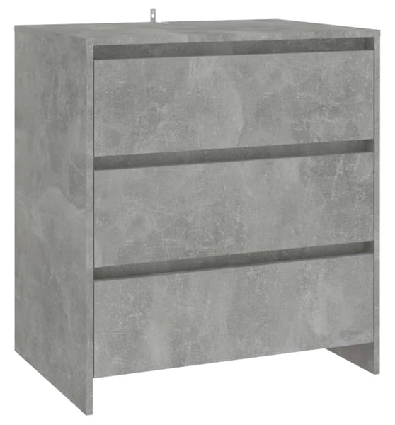 Sideboard Betongrau 70x41x75 cm Holzwerkstoff