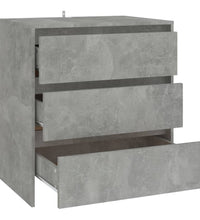 Sideboard Betongrau 70x41x75 cm Holzwerkstoff