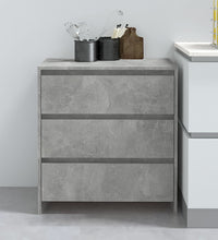 Sideboard Betongrau 70x41x75 cm Holzwerkstoff