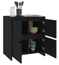 Sideboard Schwarz 70x41x75 cm Holzwerkstoff