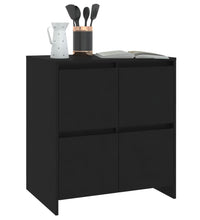 Sideboard Schwarz 70x41x75 cm Holzwerkstoff