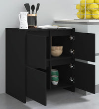 Sideboard Schwarz 70x41x75 cm Holzwerkstoff