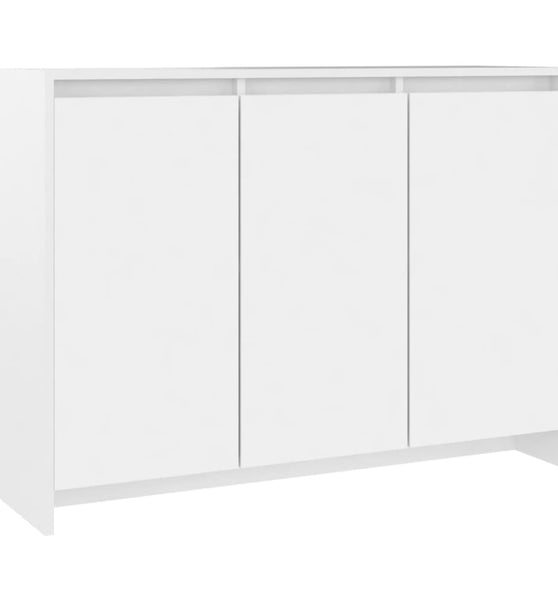 Sideboard Weiß 102x33x75 cm Holzwerkstoff