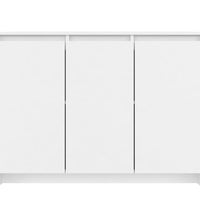 Sideboard Weiß 102x33x75 cm Holzwerkstoff