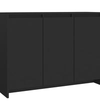 Sideboard Schwarz 102x33x75 cm Holzwerkstoff