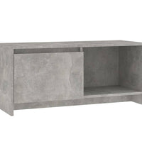 TV-Schrank Betongrau 90x35x40 cm Holzwerkstoff