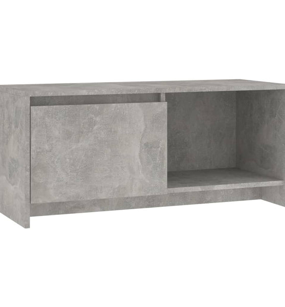 TV-Schrank Betongrau 90x35x40 cm Holzwerkstoff