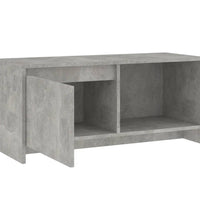 TV-Schrank Betongrau 90x35x40 cm Holzwerkstoff