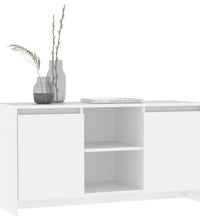 TV-Schrank Weiß 102x37,5x52,5 cm Holzwerkstoff