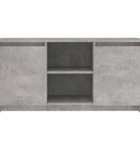 TV-Schrank Betongrau 102x37,5x52,5 cm Holzwerkstoff