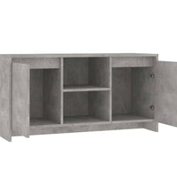 TV-Schrank Betongrau 102x37,5x52,5 cm Holzwerkstoff