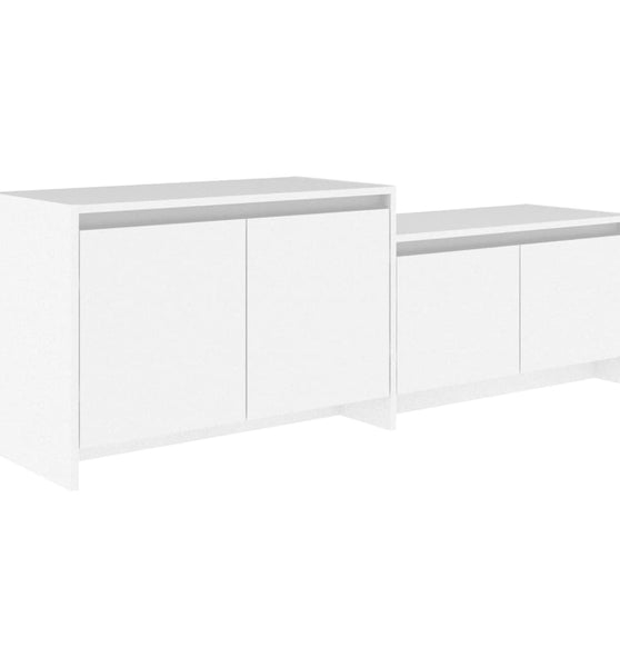 TV-Schrank Weiß 146,5x35x50 cm Holzwerkstoff