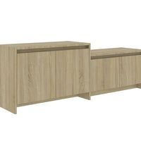 TV-Schrank Sonoma-Eiche 146,5x35x50 cm Holzwerkstoff