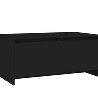 Couchtisch Schwarz 90x50x41,5 cm Holzwerkstoff