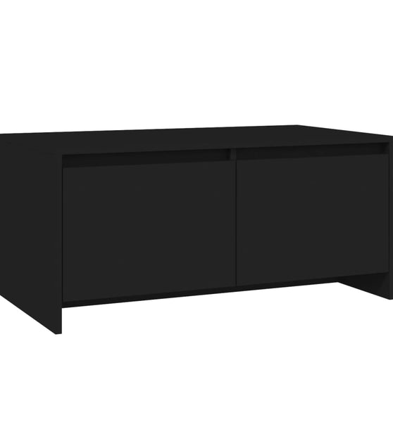Couchtisch Schwarz 90x50x41,5 cm Holzwerkstoff