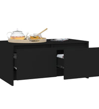 Couchtisch Schwarz 90x50x41,5 cm Holzwerkstoff