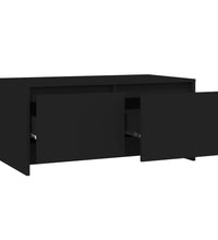 Couchtisch Schwarz 90x50x41,5 cm Holzwerkstoff