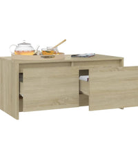Couchtisch Sonoma-Eiche 90x50x41,5 cm Holzwerkstoff